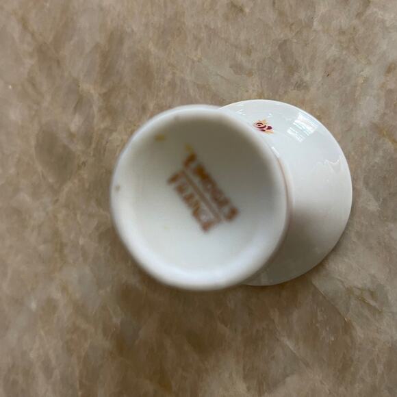 Limoges France mini porcelain vase or toothpick holder vintage - Picture 3 of 12
